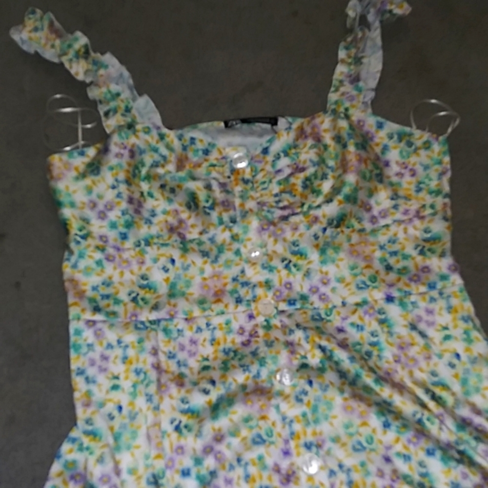 Zara floral dress
